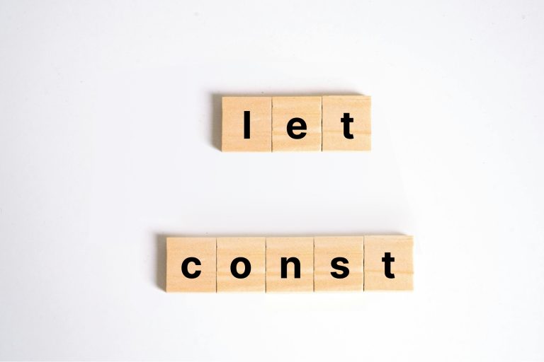 let, const, 變數